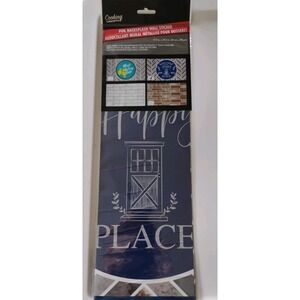 Cooking Concepts Foil Backsplash Welcome To My Happy Place Tile Wall Sticker